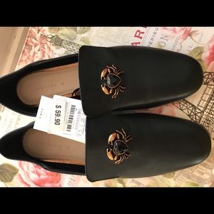 Zara Black Leather Shoes